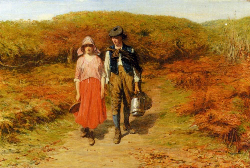 Rustic Courtship by John Pettie